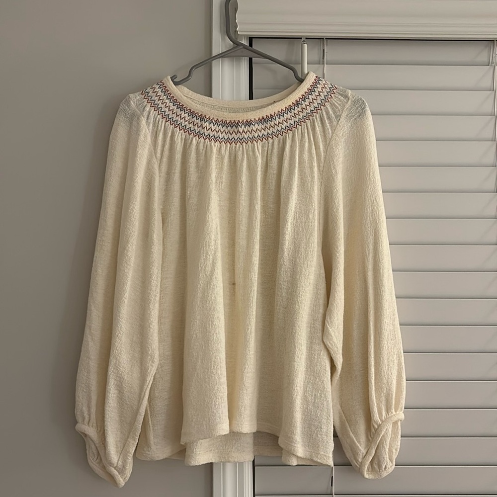 Cream Madewell Top